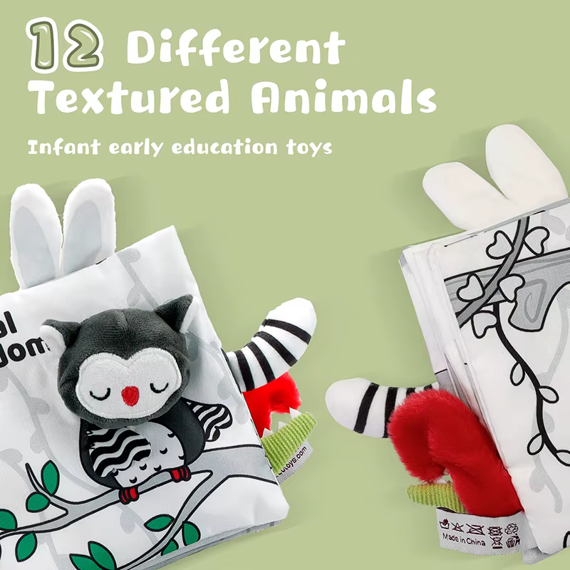Black & White Sensory Cloth Book