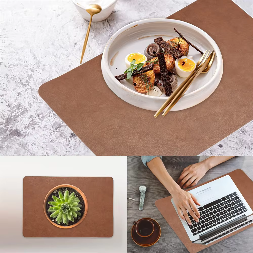 Faux Leather Placemats