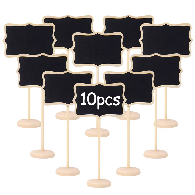 Wooden Chalkboard Food Labels – Lilvelle Chanukah party finds