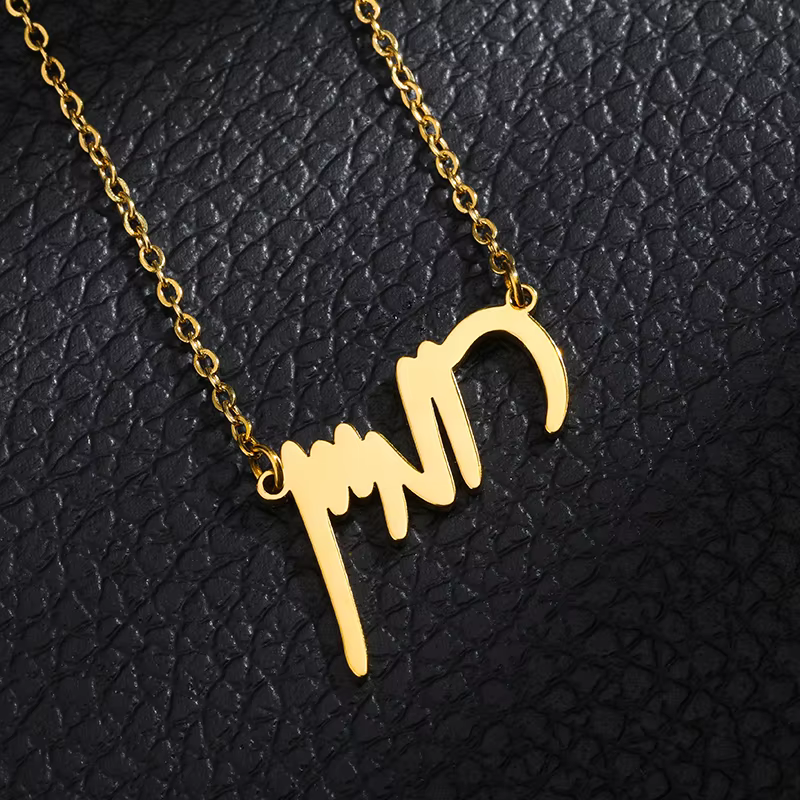 Custom Hebrew Name Necklace – Lilvelle jewellery edit