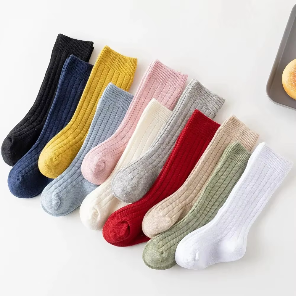 Fine Cotton Knee Socks