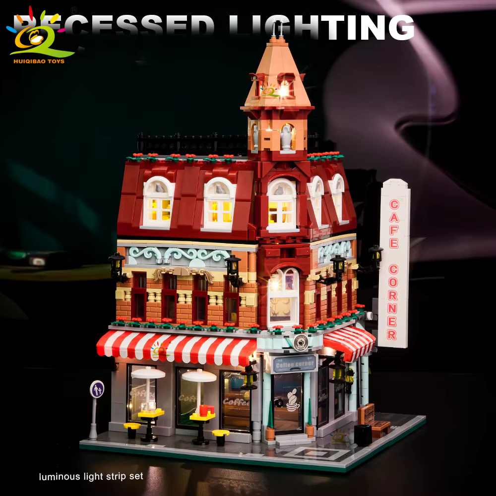 Corner Coffee Shop Brick Set