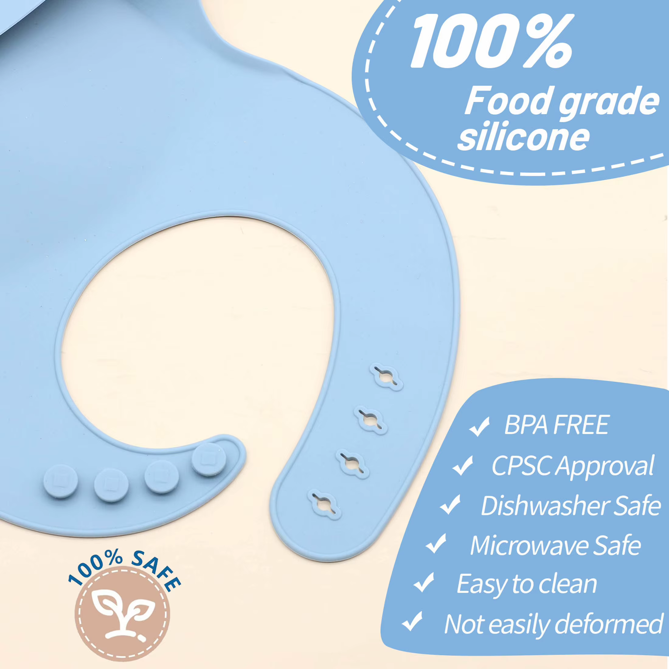 Silicone Catch-All Bib