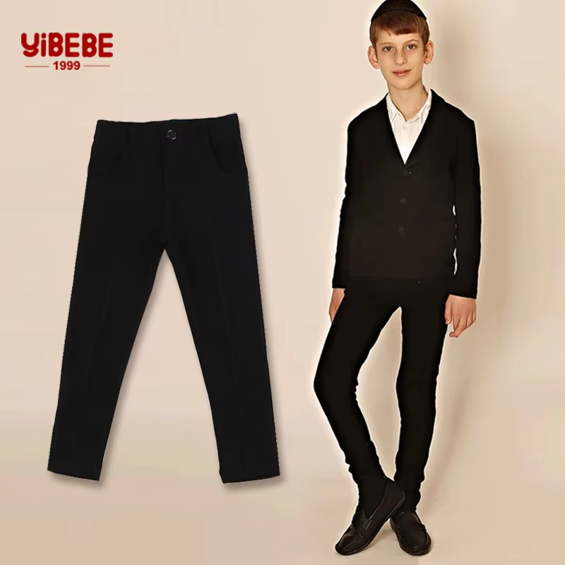 Black Kids' Trousers from Yibebe on AliExpress