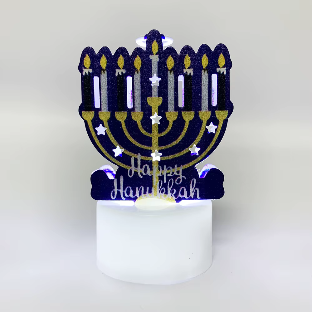 Chanukah Menorah LED Lights (10 pc)