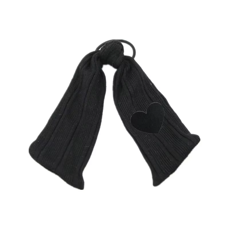 Chenille Heart Patch Headband