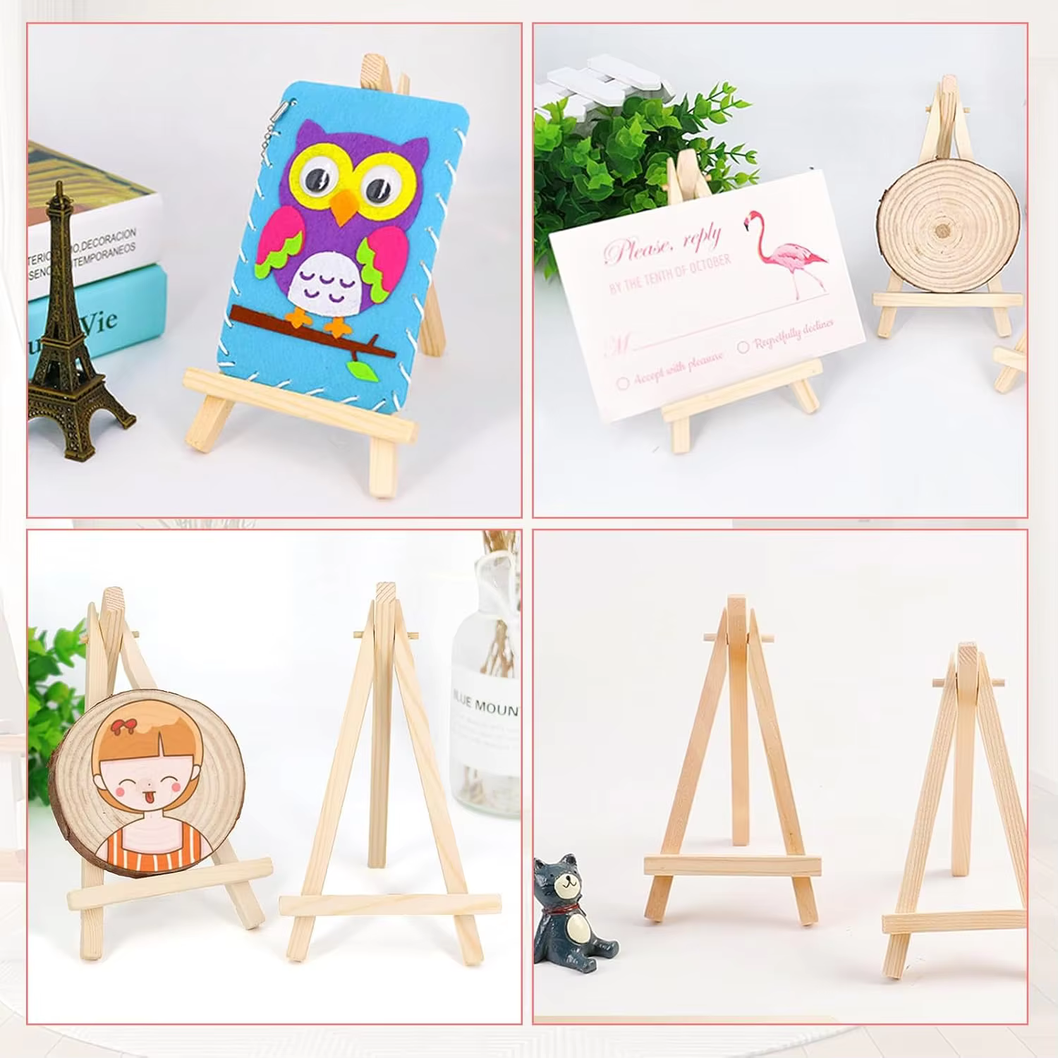 Mini Wood Display Easels