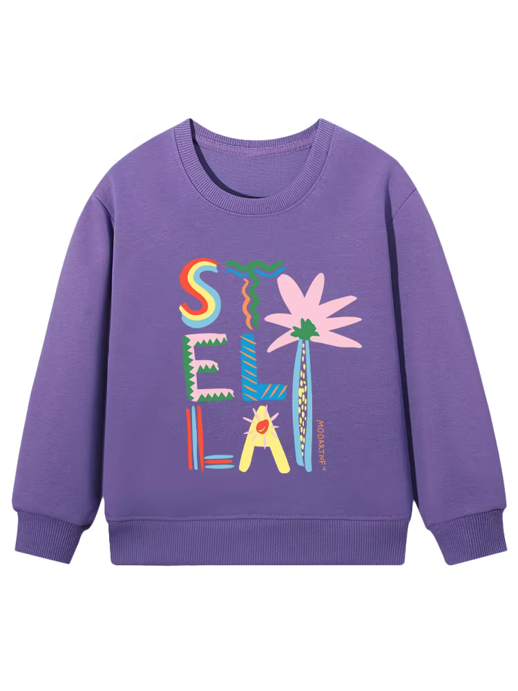 Girls' Stella Palm Graphic Sweatshirt