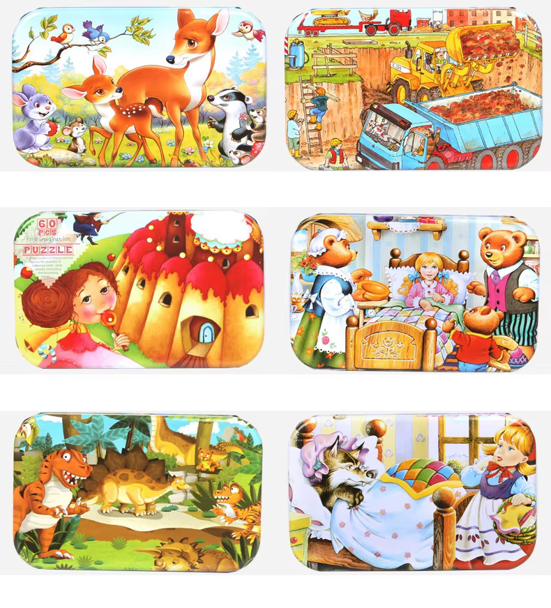 60-Piece Wooden Puzzle