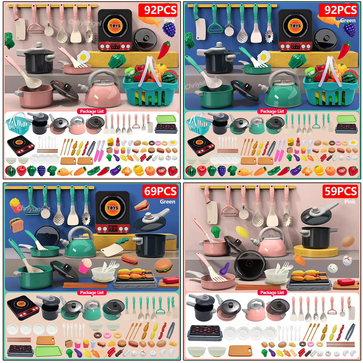 Mini Play Kitchen Set