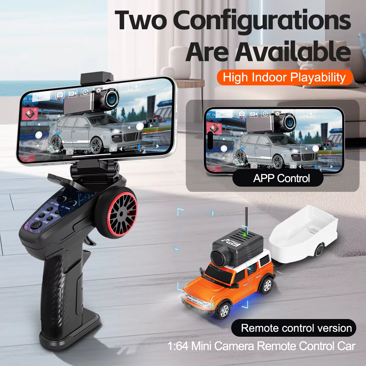 FPV Camera Mini RC Car