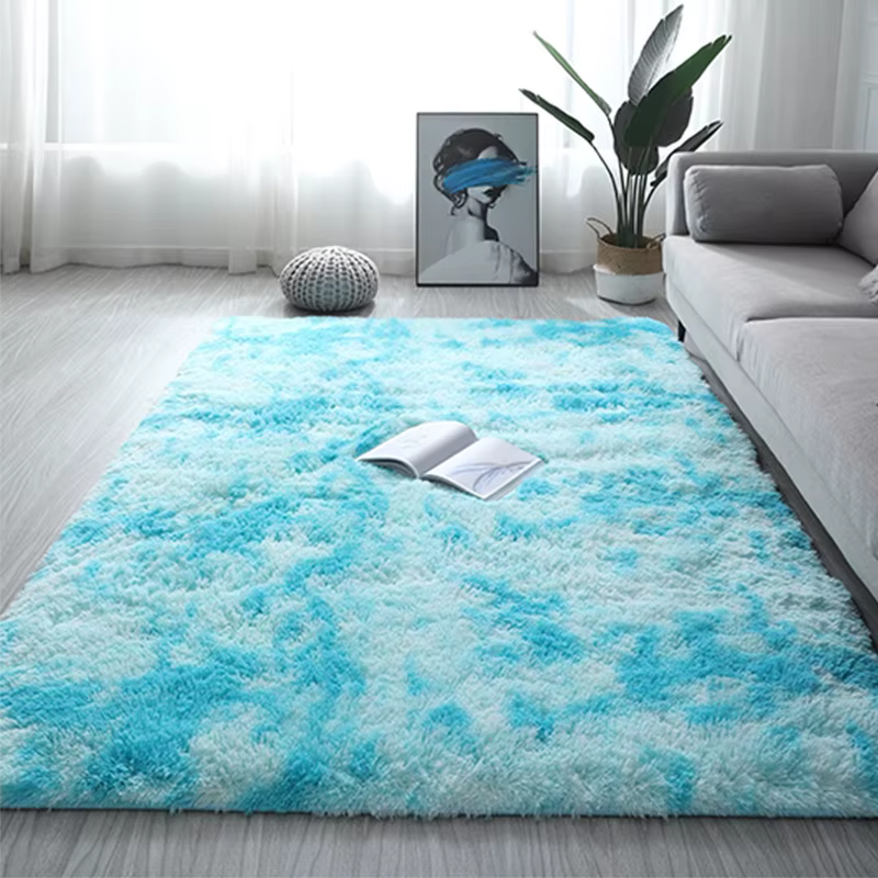 Pastel Rainbow Fluffy Rug