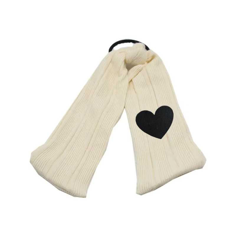 Chenille Heart Patch Headband