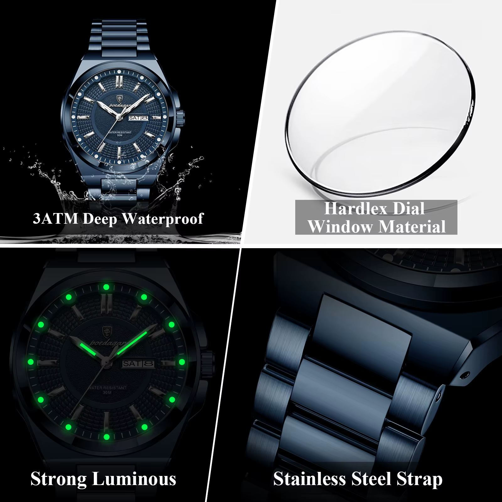 POEDAGAR Men’s Watch