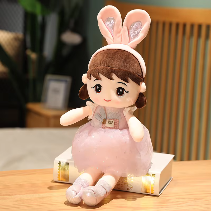 Lace Dress Plush Doll