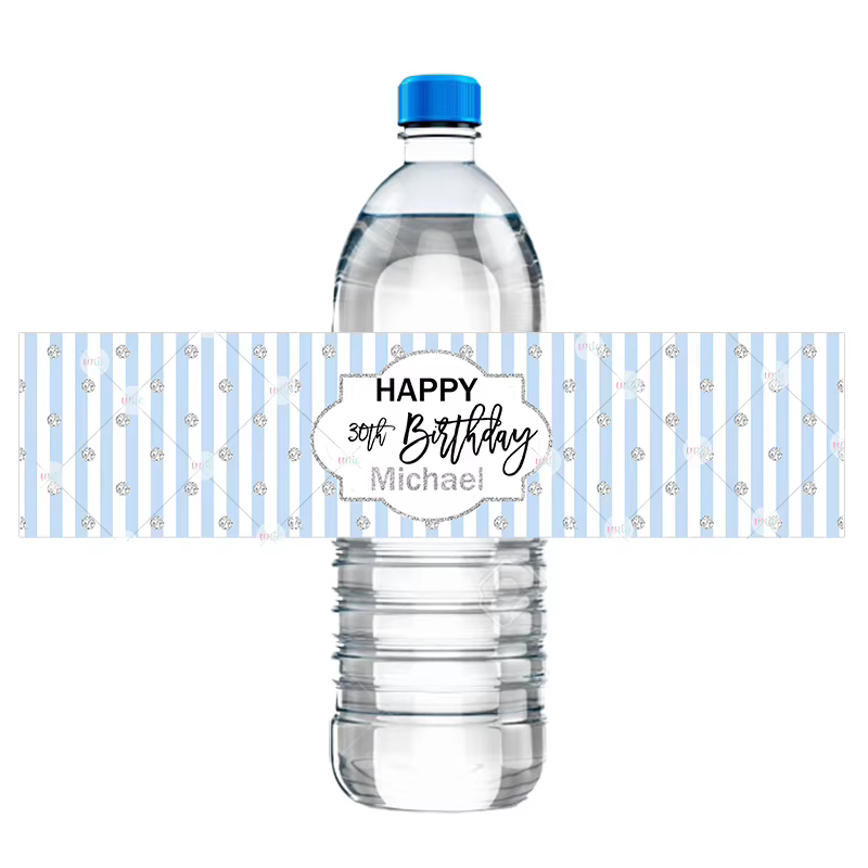 Personalised Gold Bottle Labels