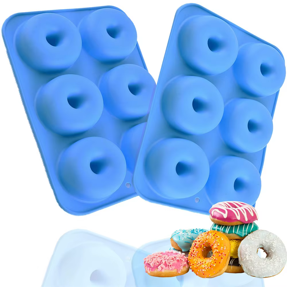 6-Cavity Silicone Donut Mould