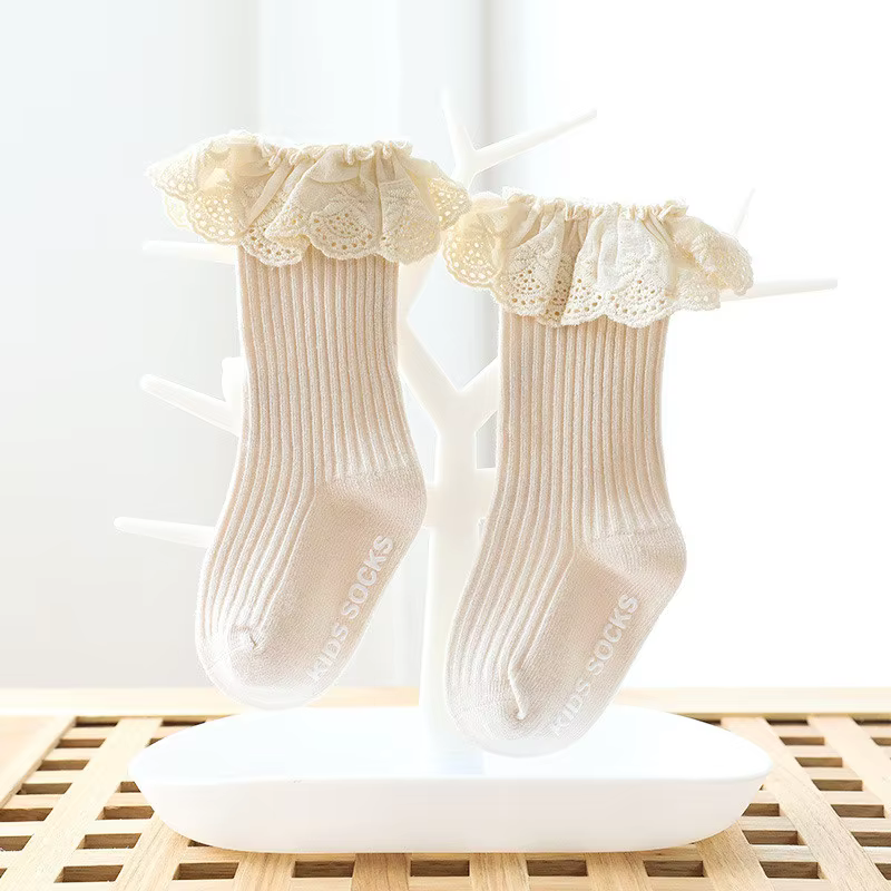 Lace Baby Knee Socks