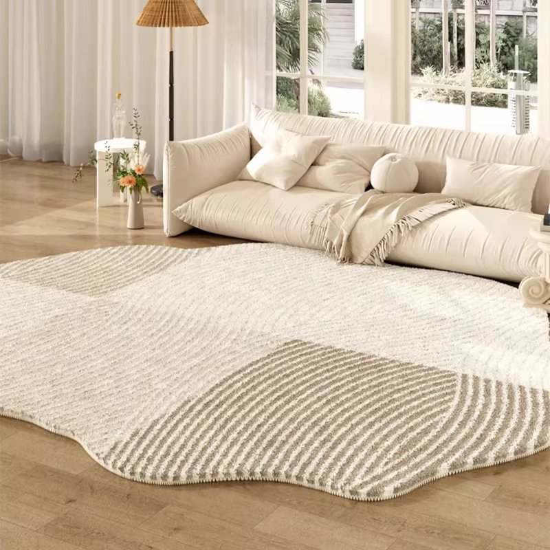 French Cream Cloud-Shape Rug