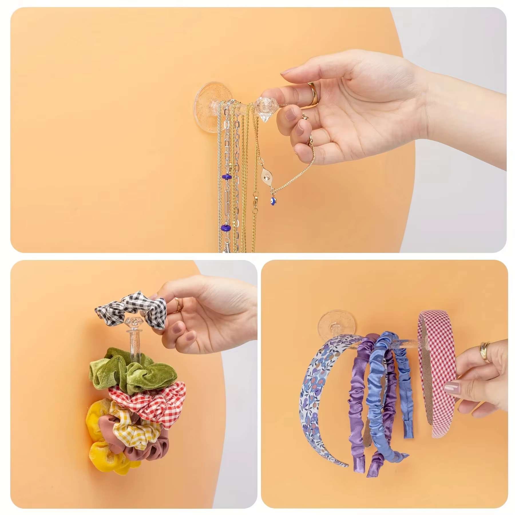 Acrylic Headband & Scrunchie Stand