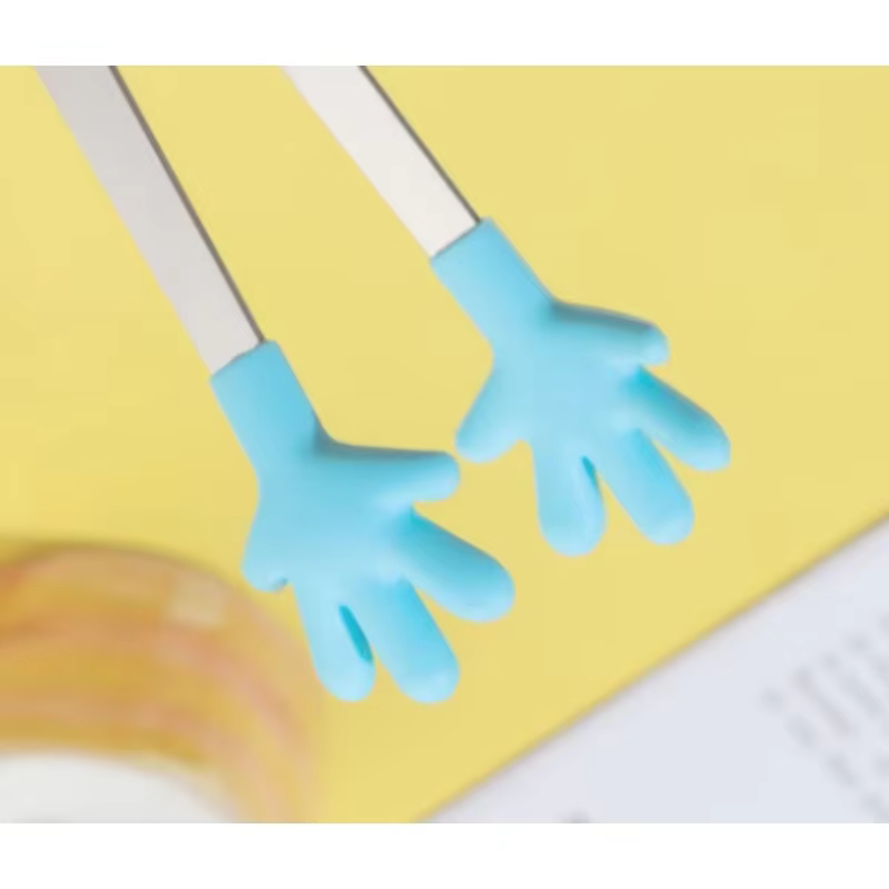 Mini Silicone Snack Tongs