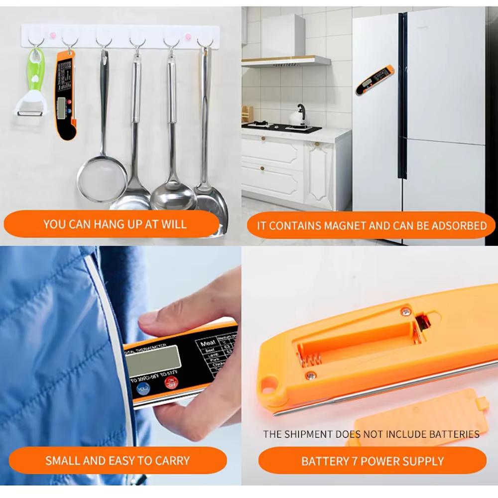 Folding Digital Meat Thermometer