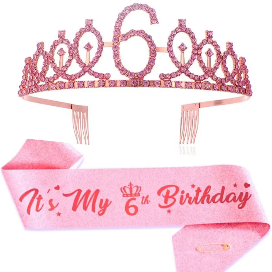 "This Is My" Birthday Tiara & Sash