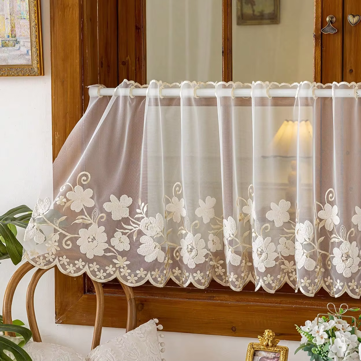 Embroidered Floral Sheer Curtain – Lilvelle kids bedroom & nursery find