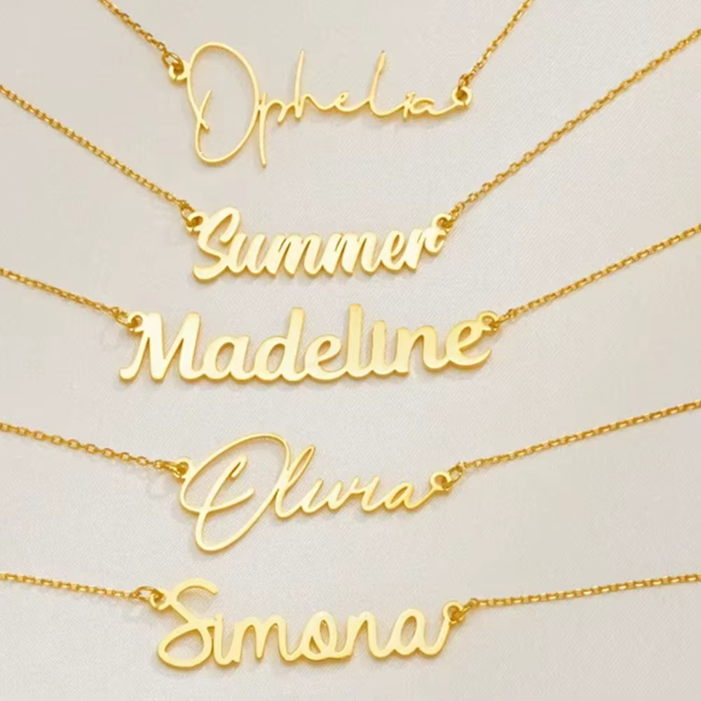 Script Name Necklace