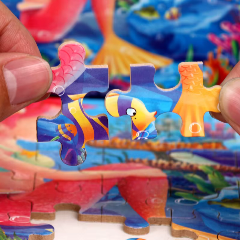 60-Piece Wooden Puzzle