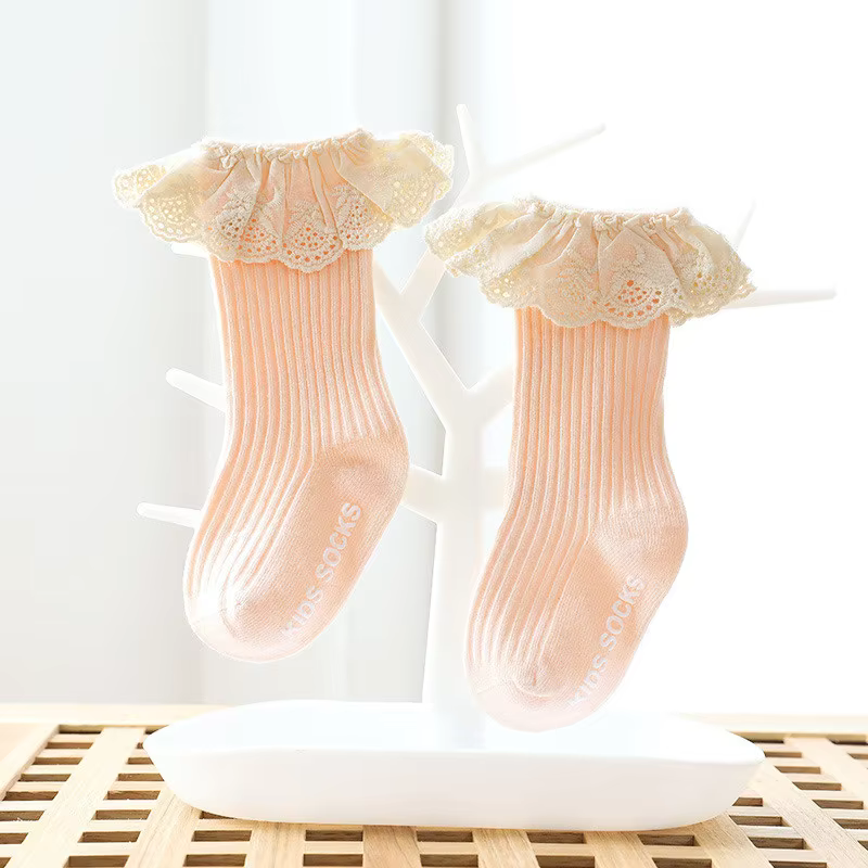 Lace Baby Knee Socks