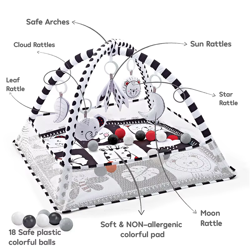 Padded Baby Play Gym & Mat