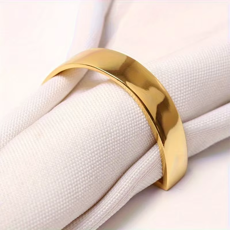 Gold Cast Napkin Rings