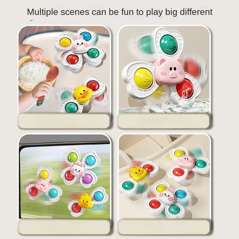 Bath Spinner Suction Toys