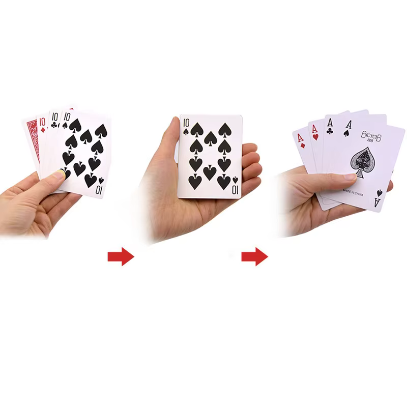Four-card colour change trick – Lilvelle Chanukah magic party