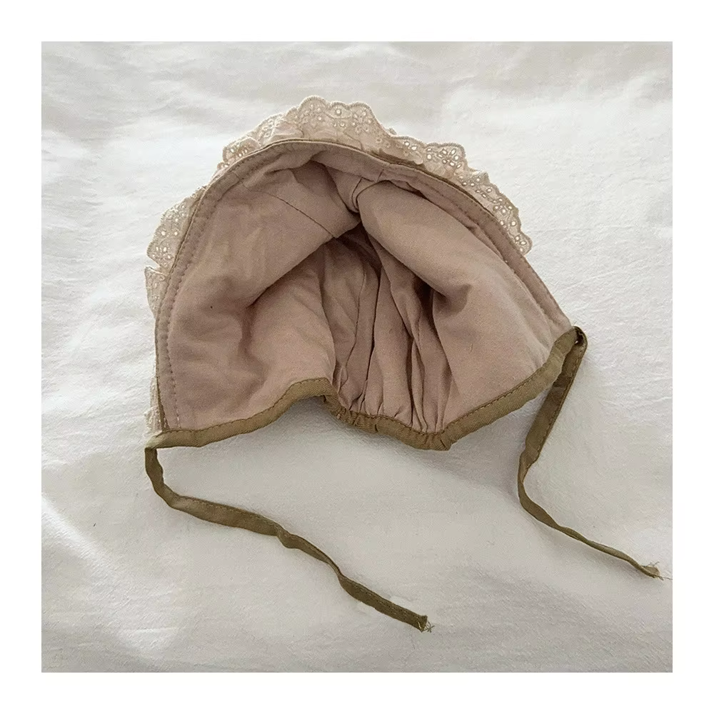 Floral Lace Winter Bonnet