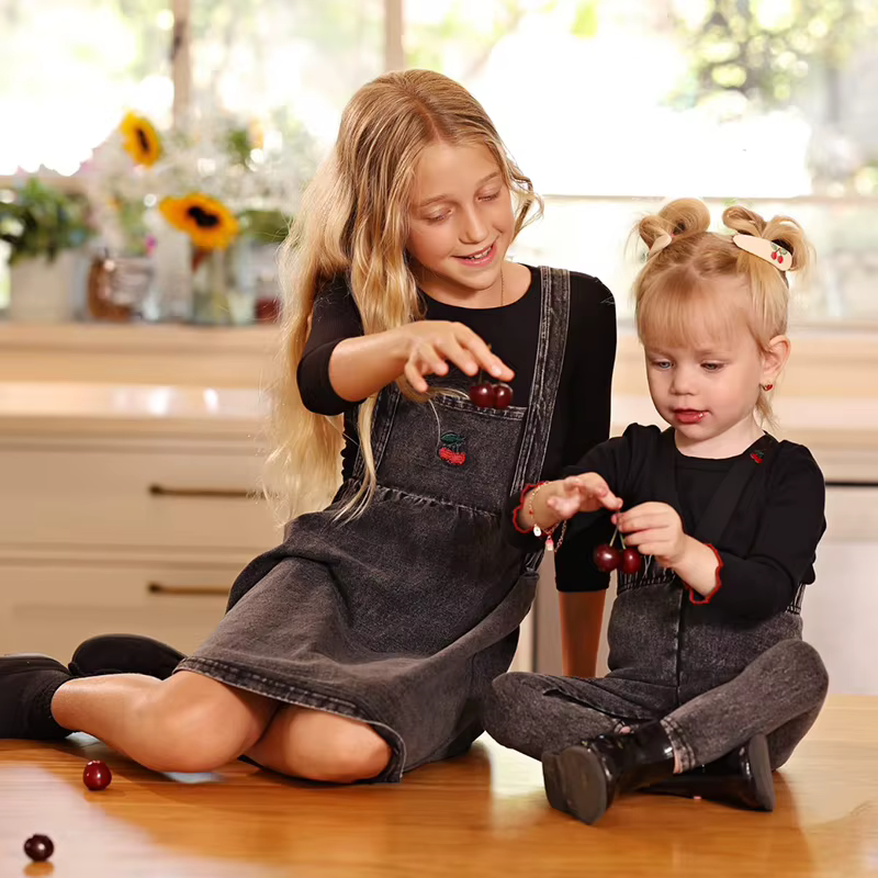 Black Denim Family – Family Collection