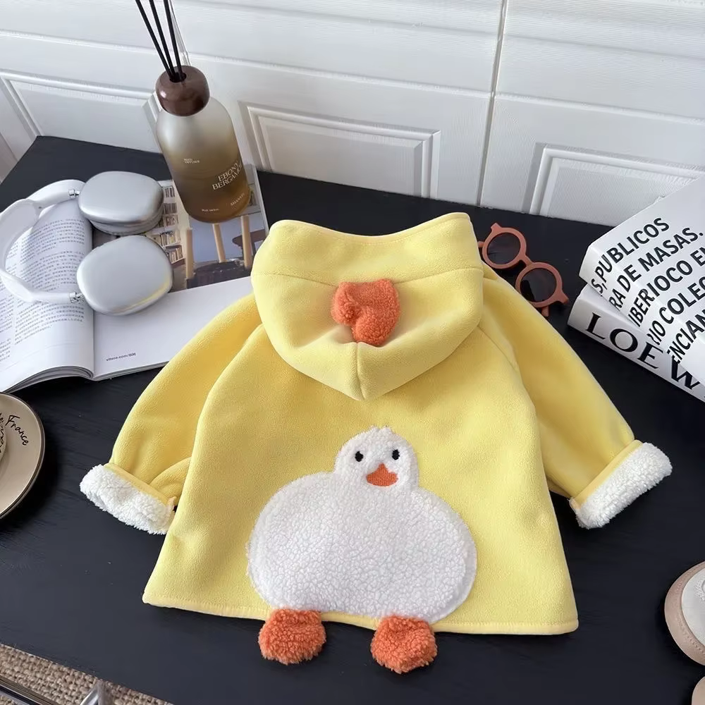 Animal-Hood Fleece Coat