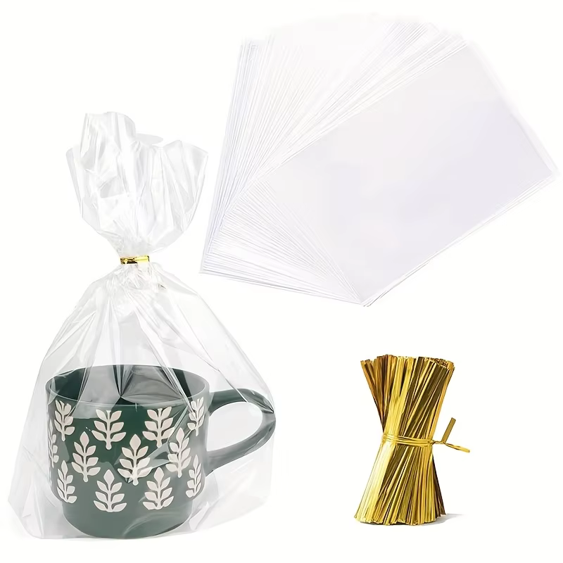 Clear Cellophane Favor Bags – Lilvelle Chanukah party finds
