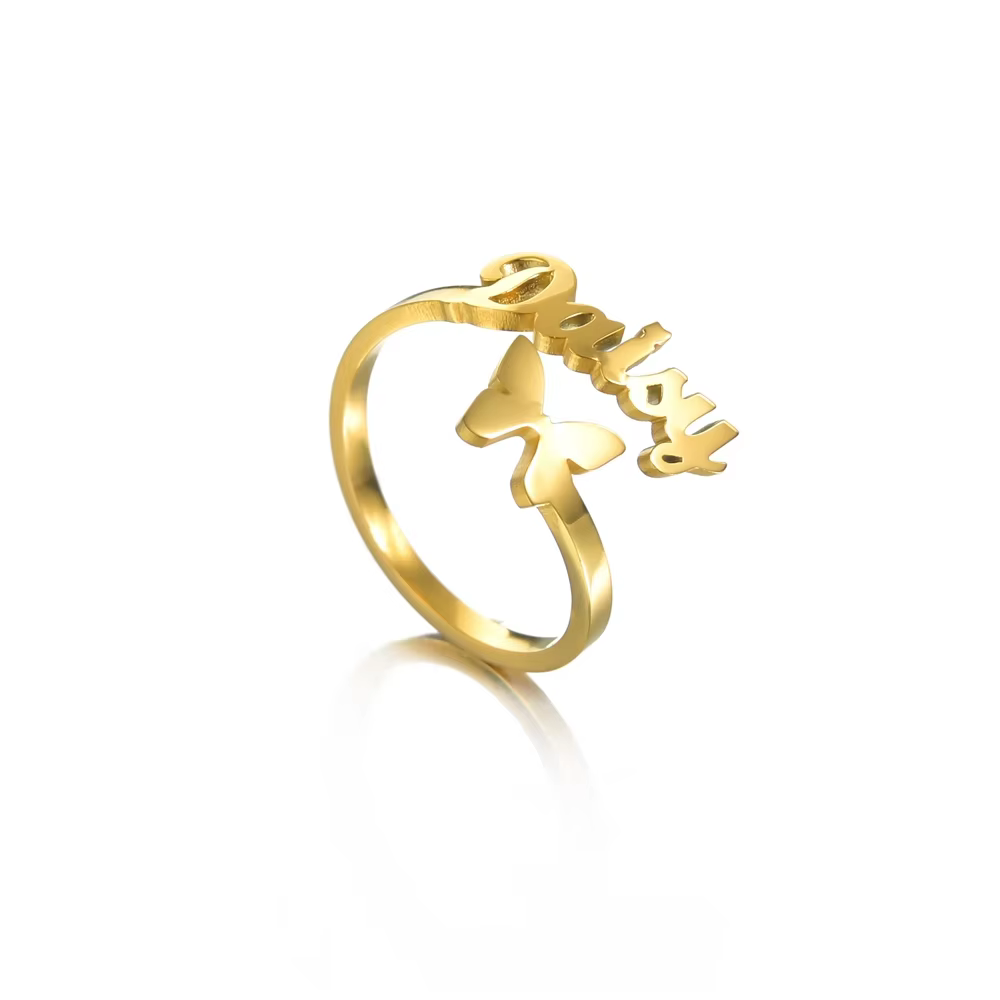 Personalised Children's Name Ring