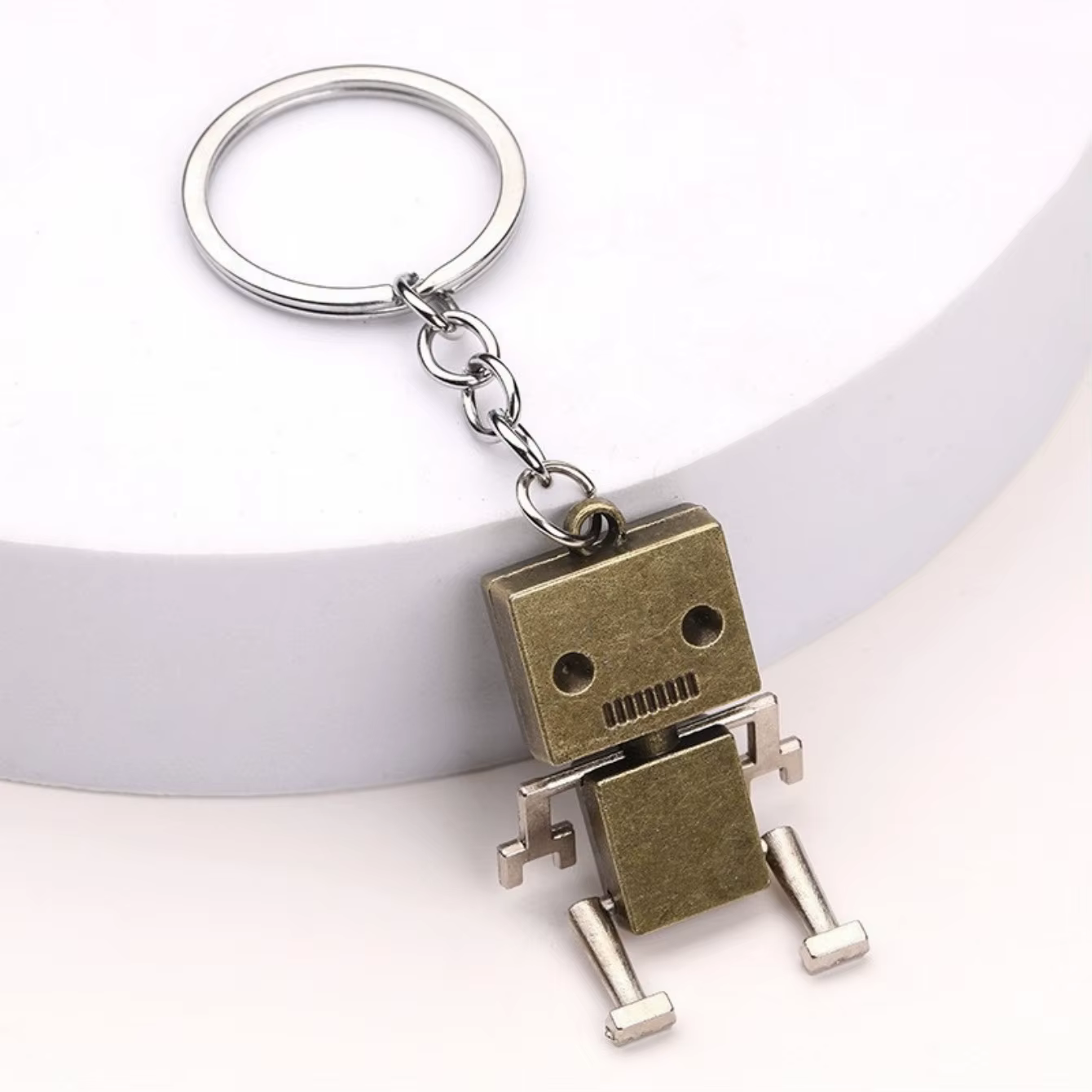Mini Movable Robot Keychain