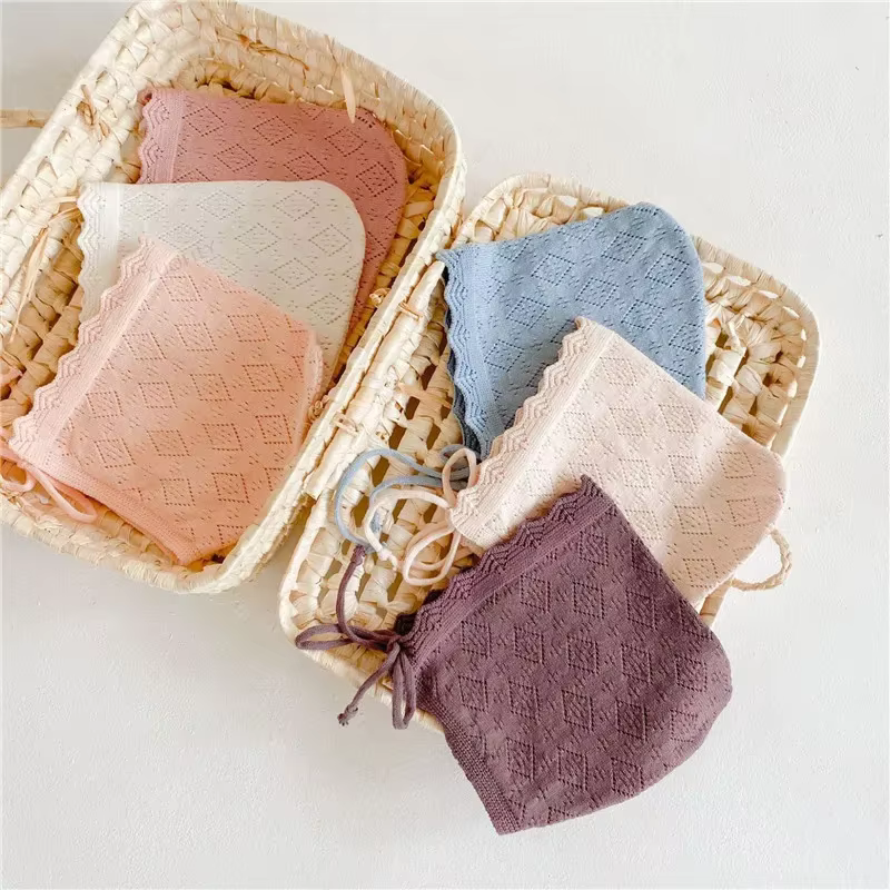 Soft Cotton Knot Bonnet