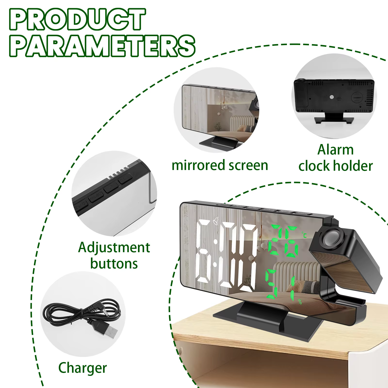 Projection Alarm Clock