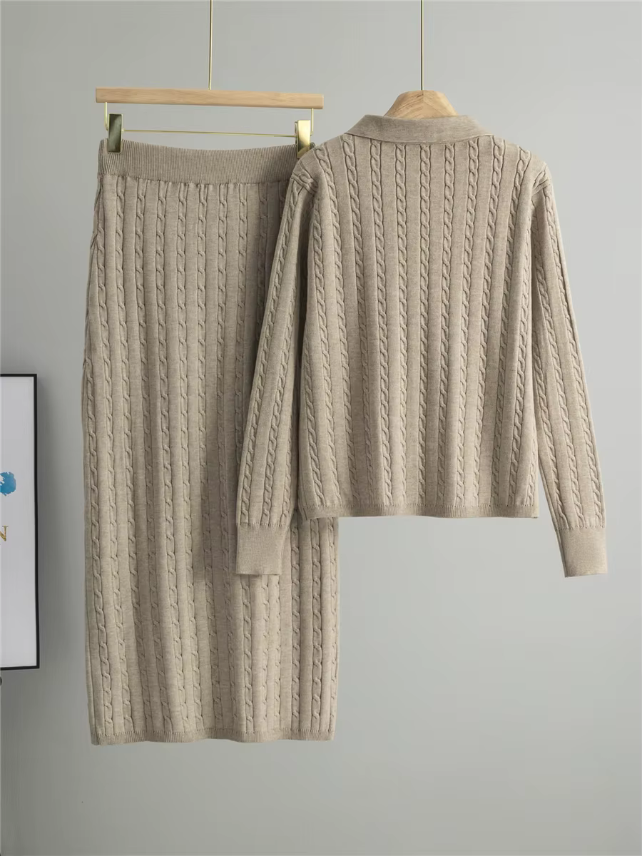 Knit Sweater & Maxi Skirt Set