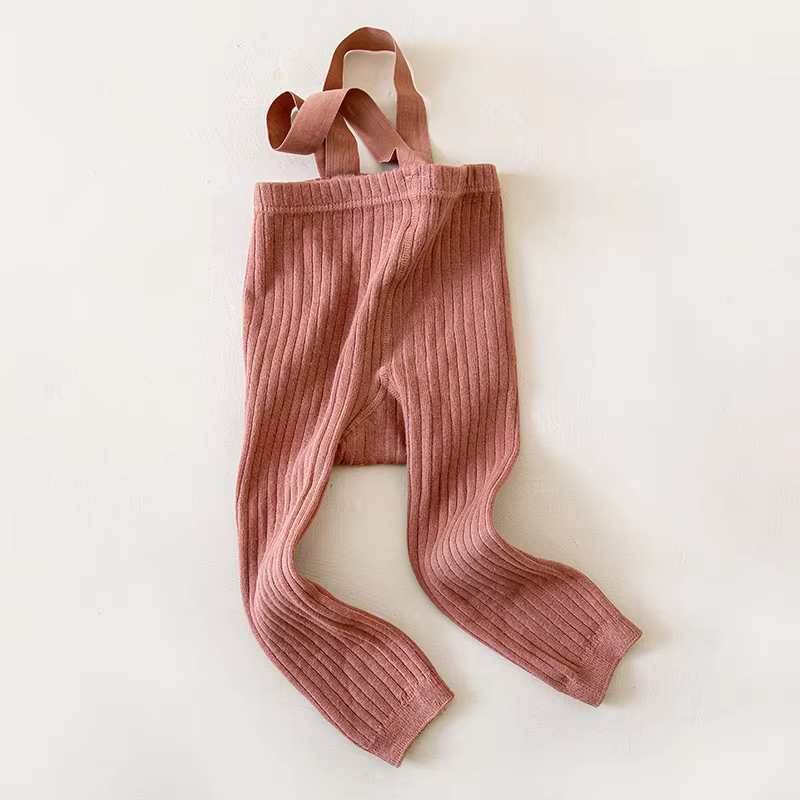 Baby Suspender Knit Tights