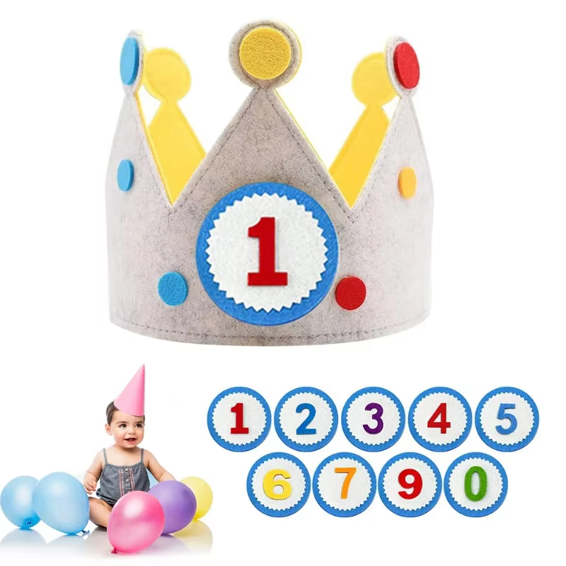 Adjustable Birthday Crown Hat