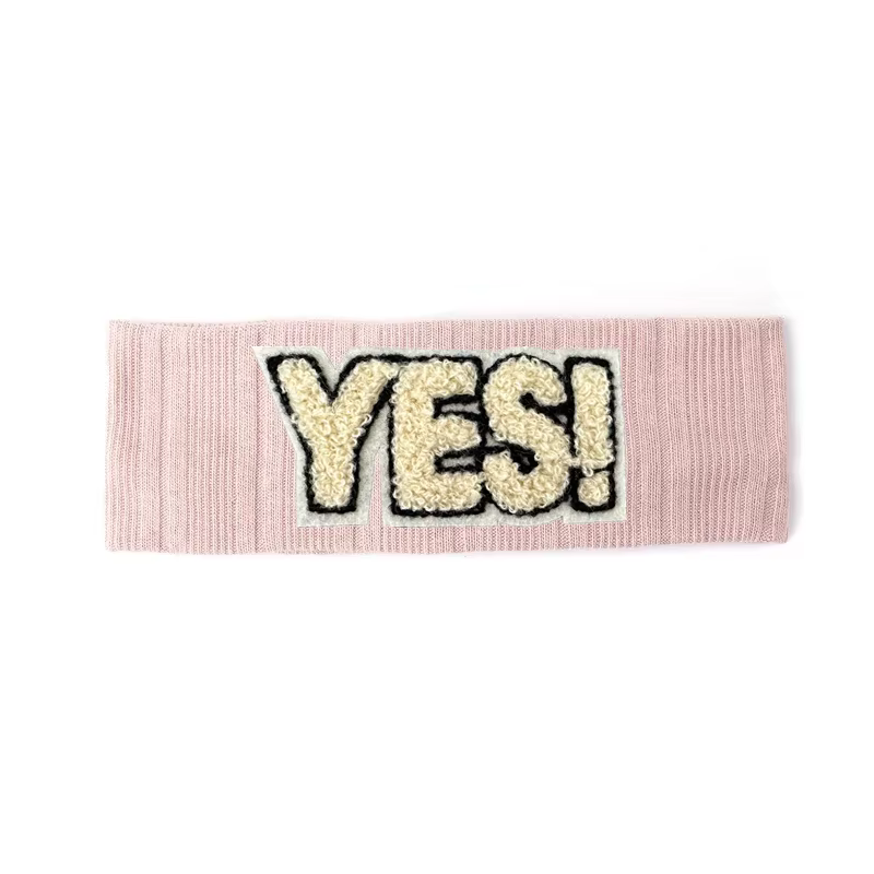 Chenille YES Patch Headband