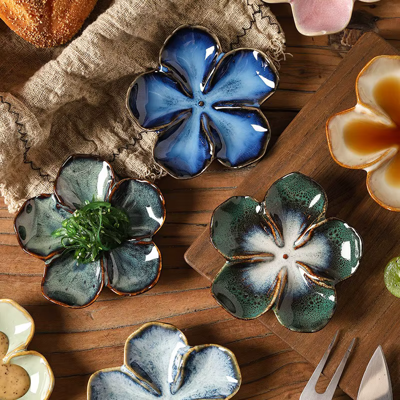 Vintage Flower Dipping Dish
