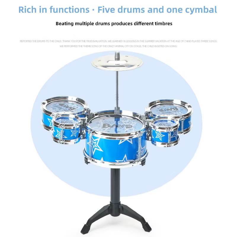 Toddler Jazz Drum Kit – Blue