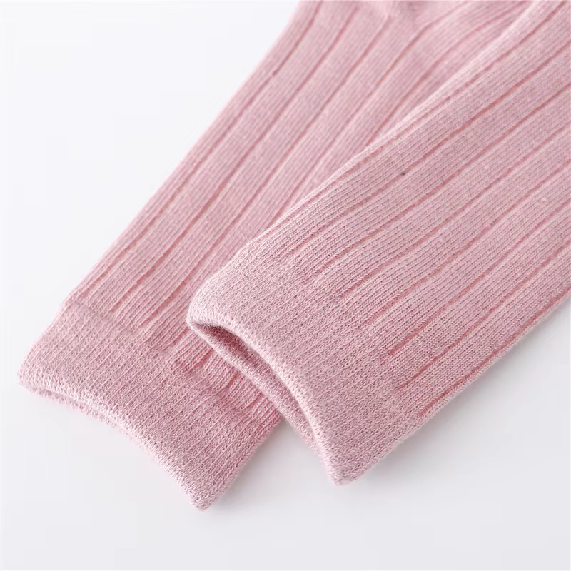 Striped Cotton Knee Socks